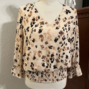 Philosophy Print Women's Top - Cream and Black